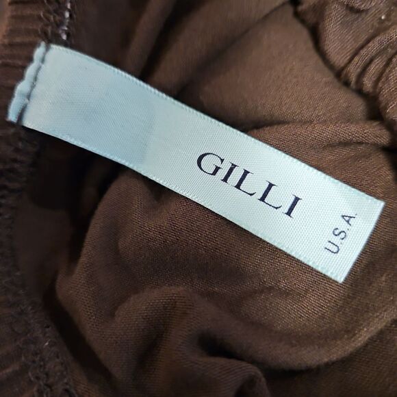 Gilli Army Green Strapless Sundress sz M - Picture 3 of 6